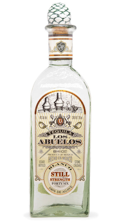 Tequila Los Abuelos Blanco Still Strenght 100% Agave - 750ml