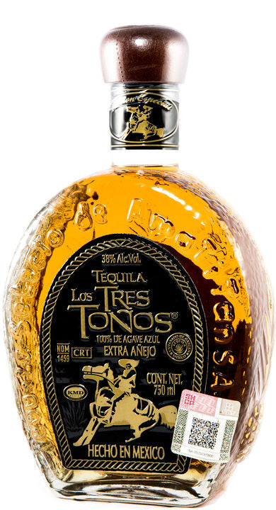 Tequila Los Tres Toños Extra Añejo 100% Agave - 750ml