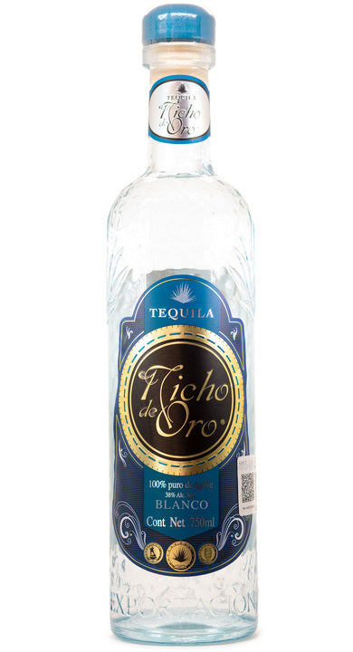 Tequila Nicho de Oro Blanco 100% Agave - 750ml
