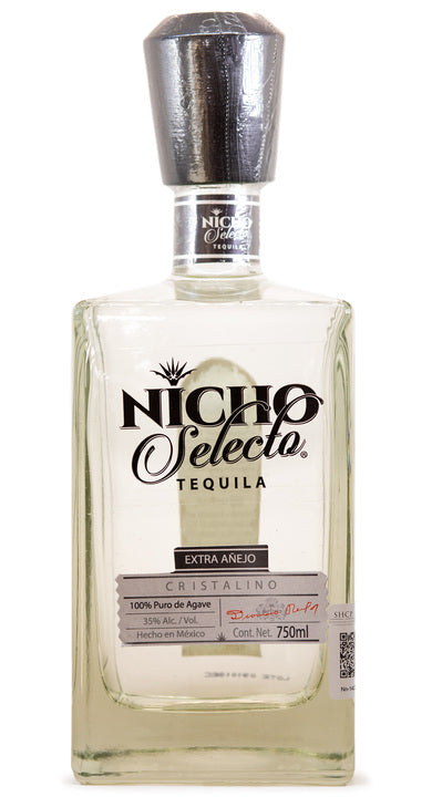 Tequila Nicho Selecto Extra Añejo Cristalino 100% Agave - 750ml