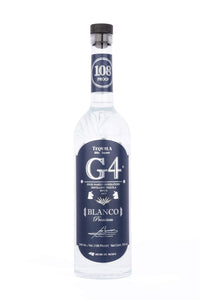 Tequila G4 Blanco 54 100% Agave - 750ml 54% Alc. Vol. 108 proof