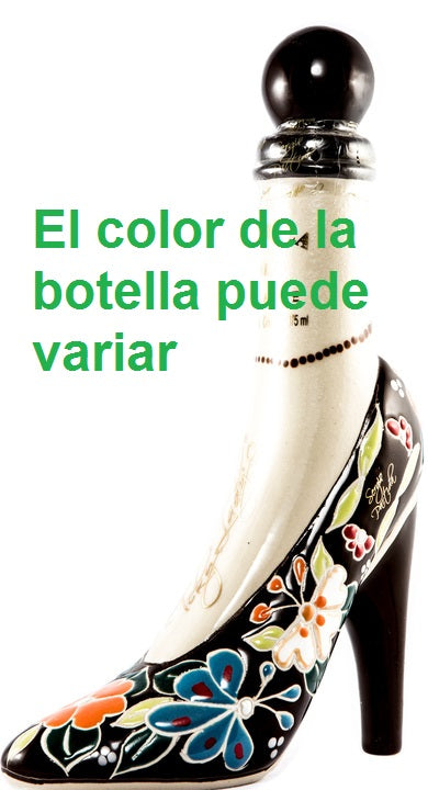 Tequila TEKYLADYS Añejo 100% Agave - 375 ml Edición Zapatilla Cerámica