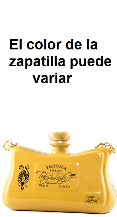 Tequila TEKYLADYS Añejo 100% Agave - 375 ml Edición Bolso Cerámica