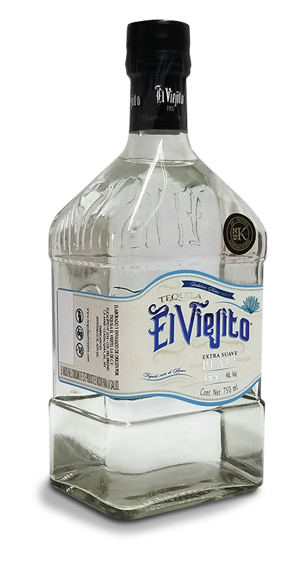 Tequila EL VIEJITO Extra Suave Plata 100% Agave - 750ml 35.5% alc. vol.